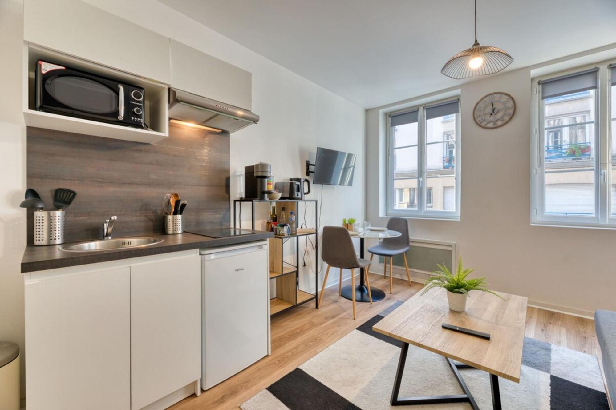 Le Thibaut Studio Renove Au Coeur De Rouen Bagian luar foto